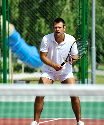 프리사이즈 남성 테니스복 상의